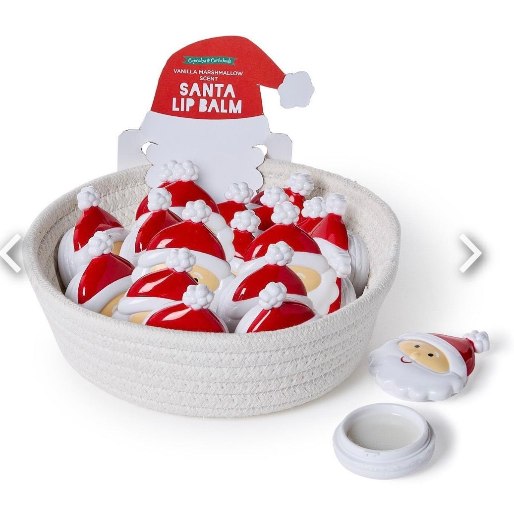 Santa Vanilla Marshmallow Scented Lip Balm