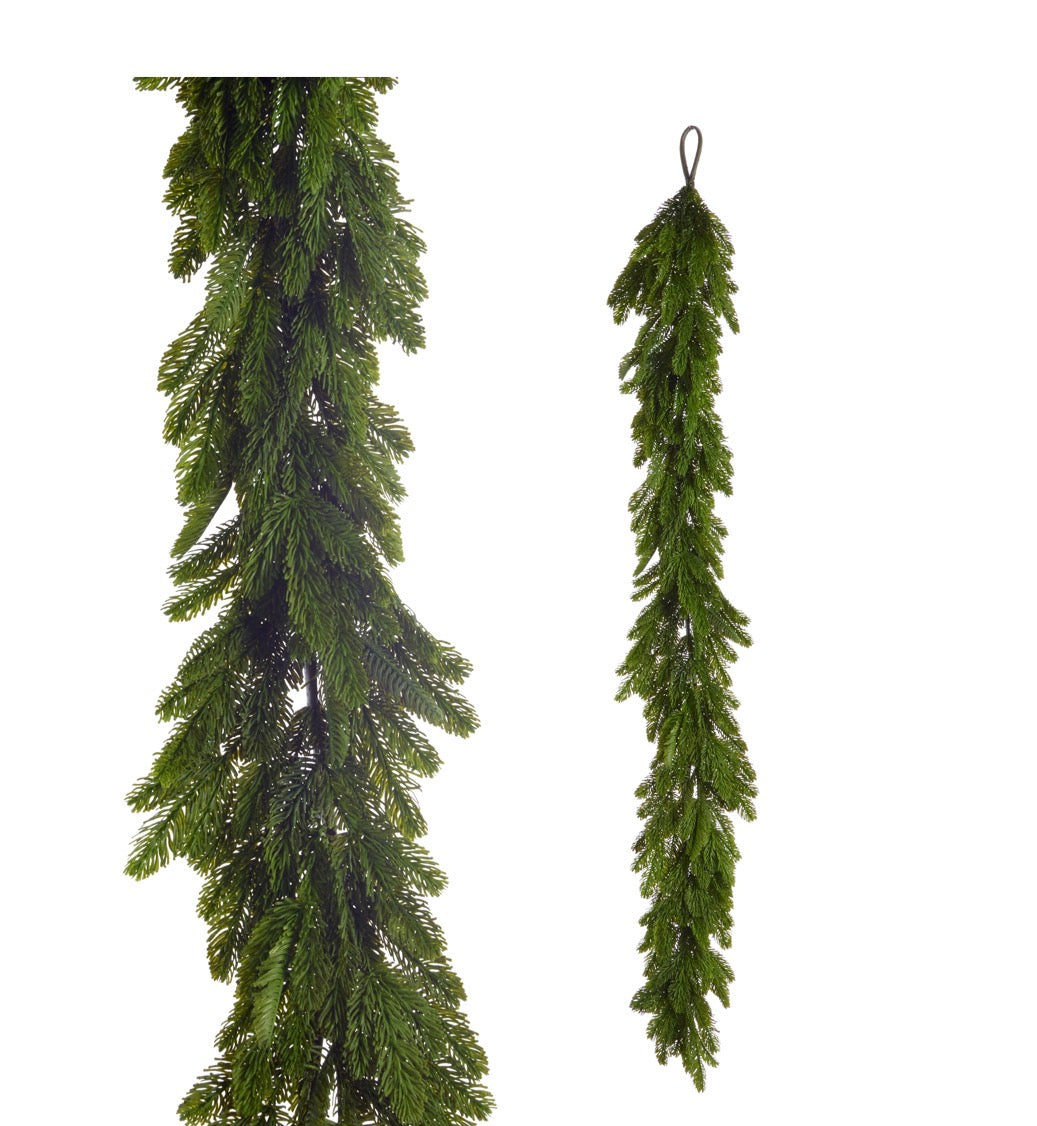 6' Bright Green Cedar Garland