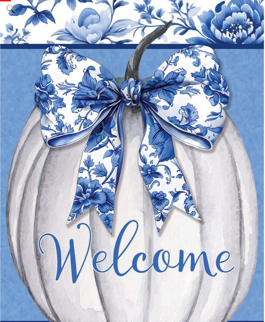 Blue and White Pumpkin Collection