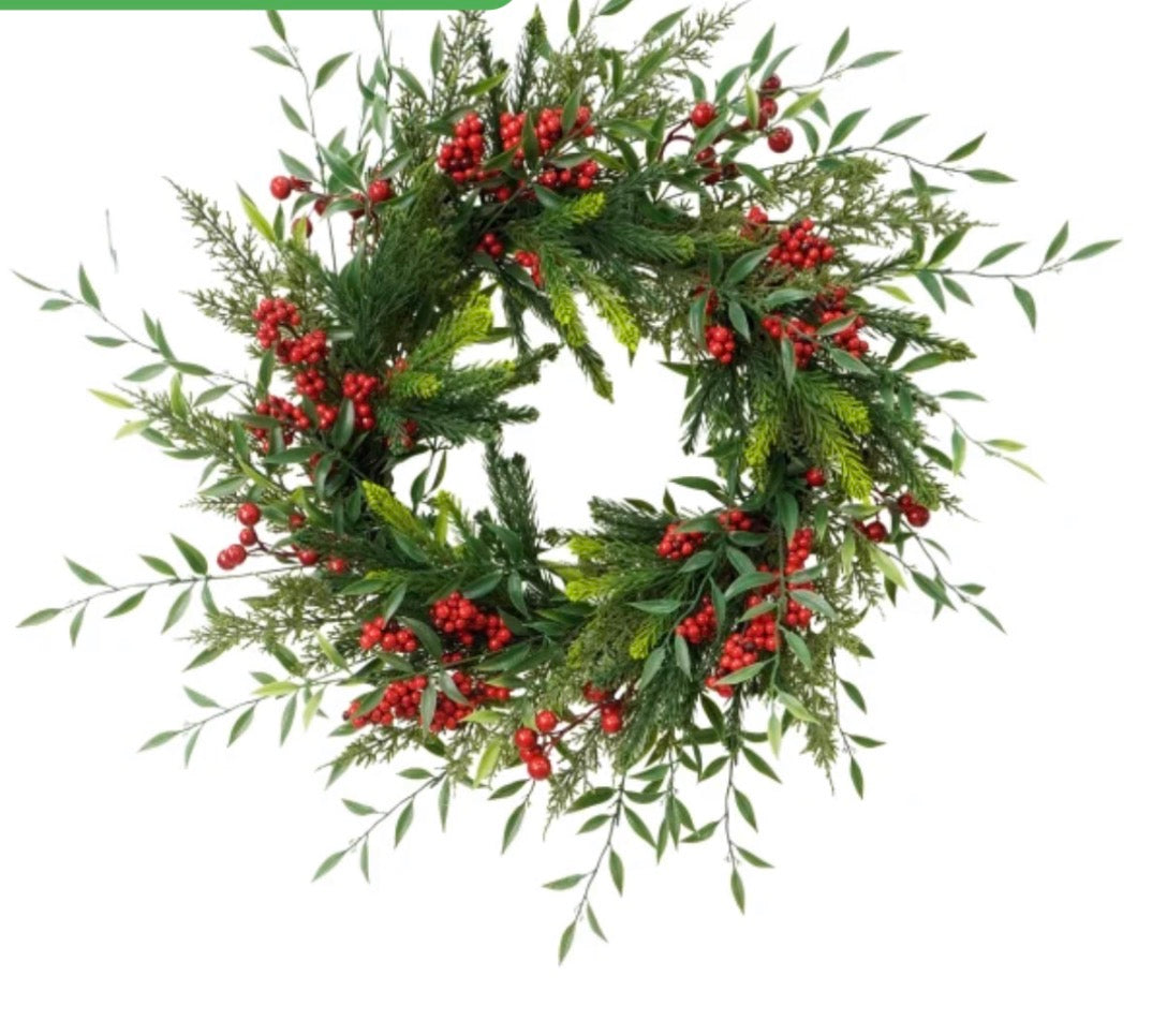 Cedar wreath mix smilax