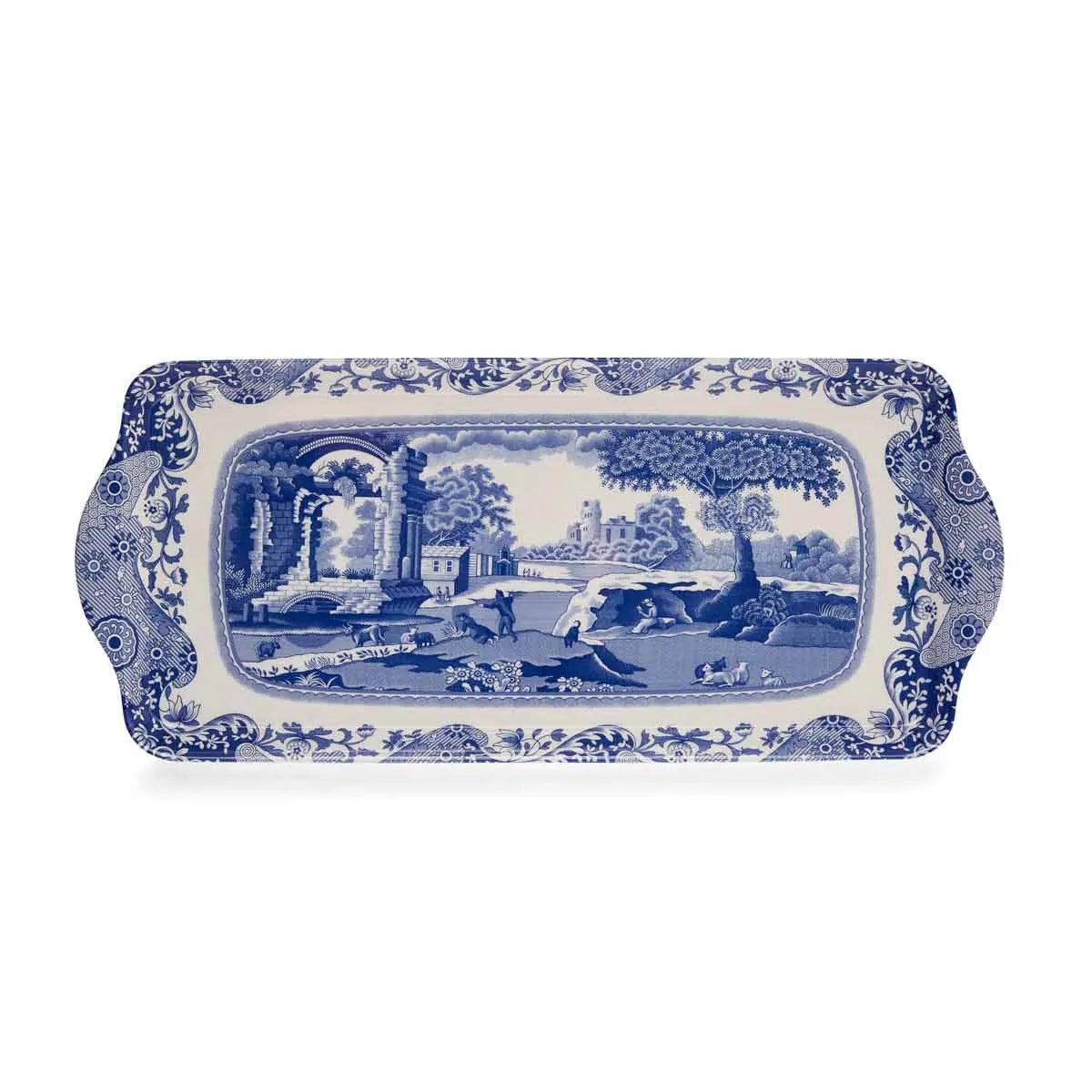 Blue Italian sandwich tray