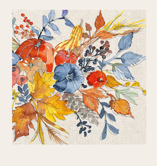Fall Flair Lunch Napkin