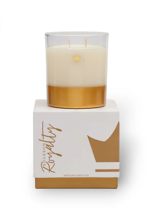 Royal Bourbon 14oz Boxed Glass Candle