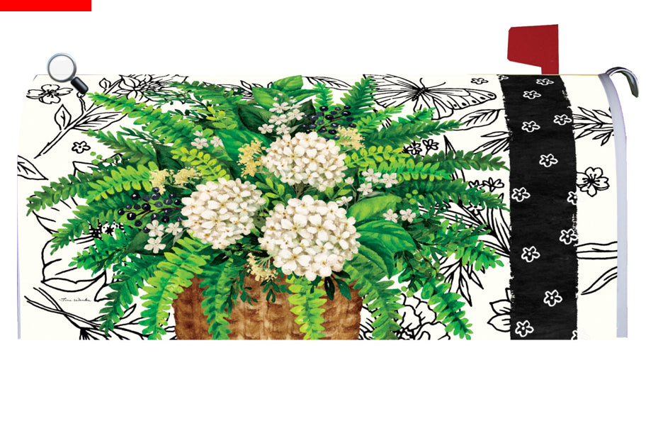 Elegant Fern-Mailbox Makeover
