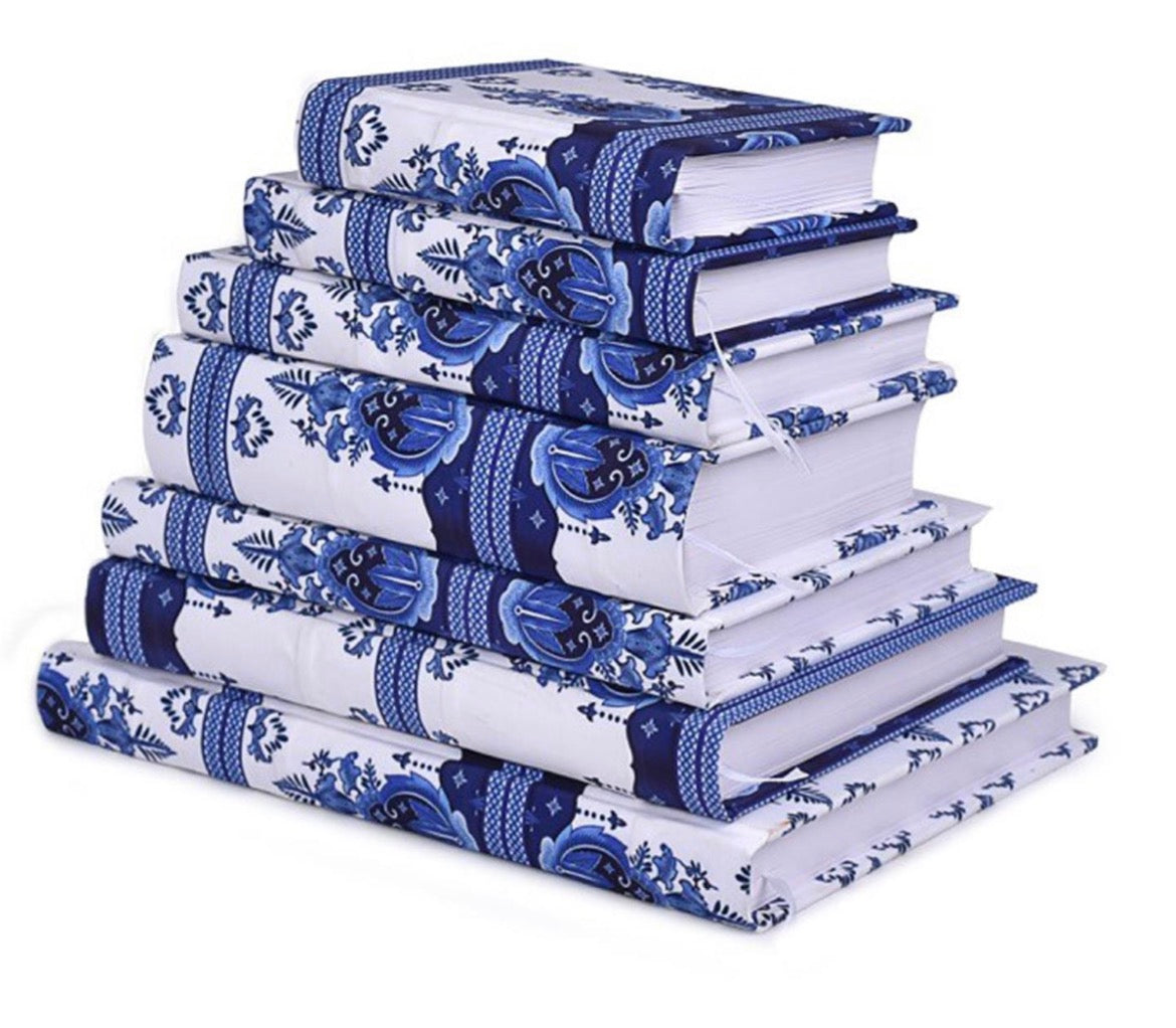 Blue & White Chinoiserie Print Fabrics Journals