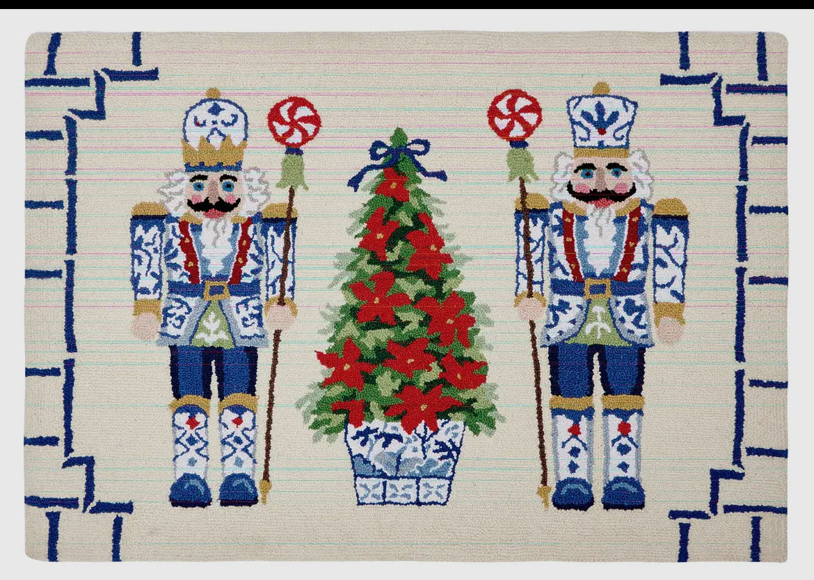 Chinoiserie Nutcrackers
Hook Rug