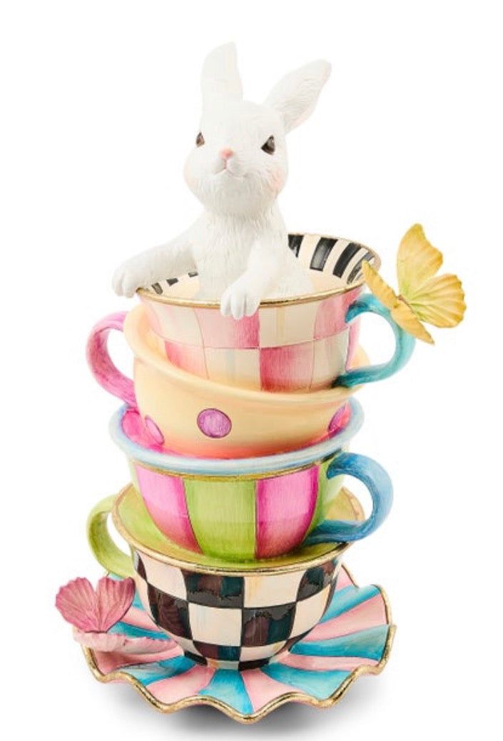 Frolic Spring Stacked Teacup Bunny