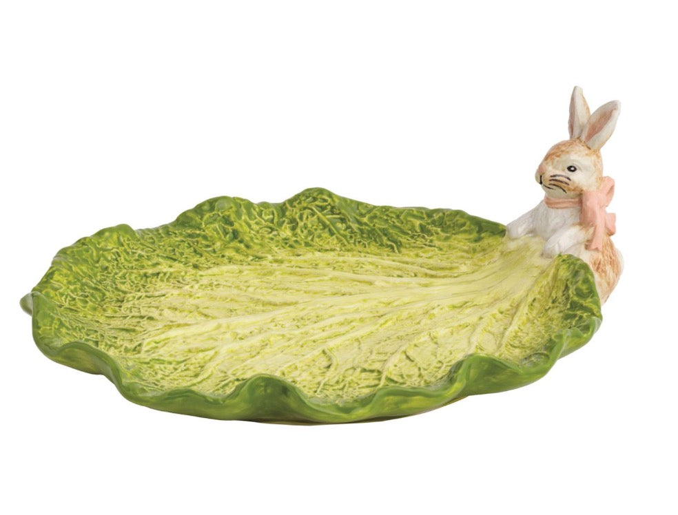 BUNNY CABBAGE PLATTER