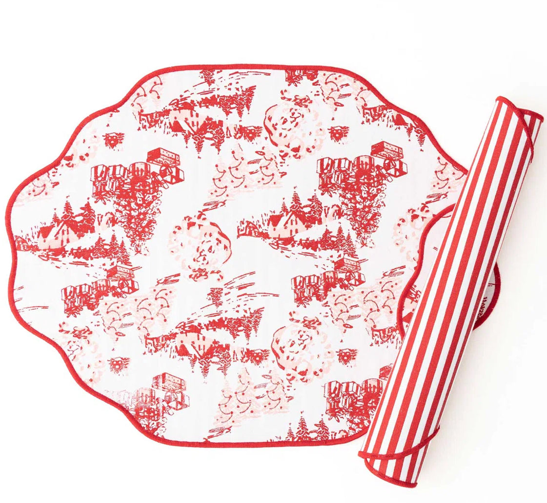 Santa Toile Reversible Placemat