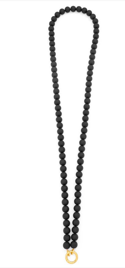 Beaded crossbody phone lanyard