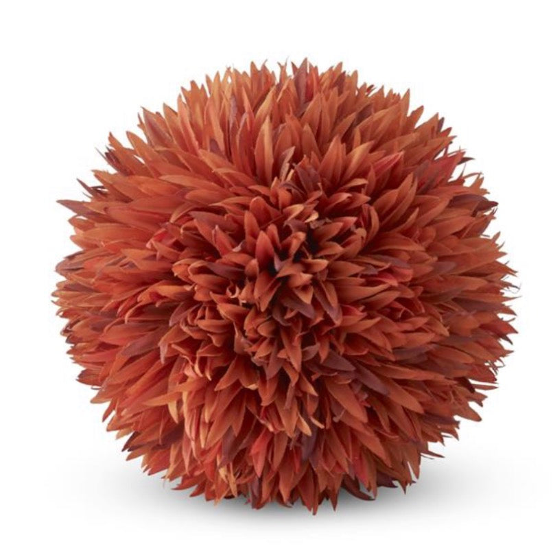 5 Inch Orange Allium Ball