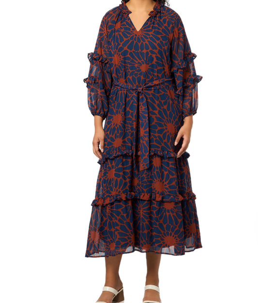 Portia Maxi Dress Navy