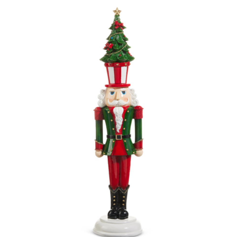 23.5" Nutcracker with Tree
