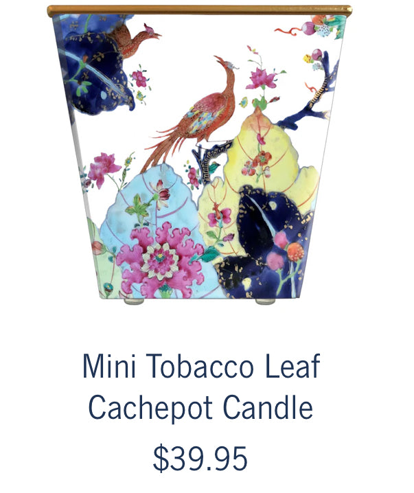 Hedge Farm Candle Tobacco Cachepot Mini with Red Currant Fragrance