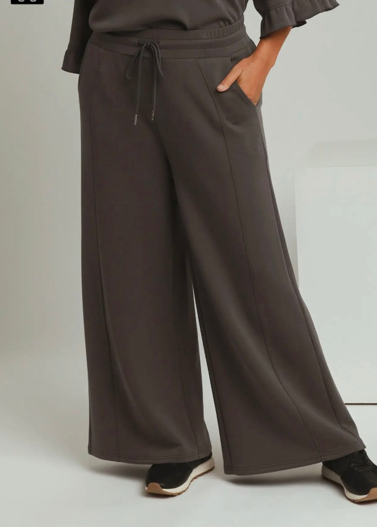 Plus SPACEKNIT Wide Leg Pants 28.5