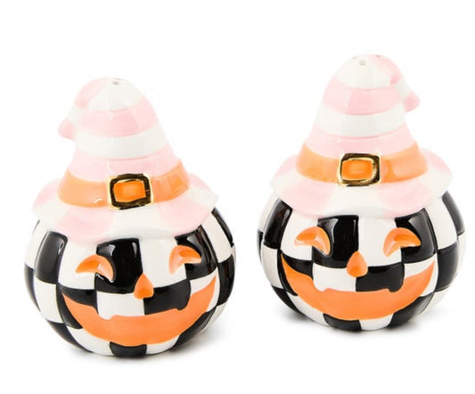 Trick Or Treat Happy Jack Salt & Pepper Set
