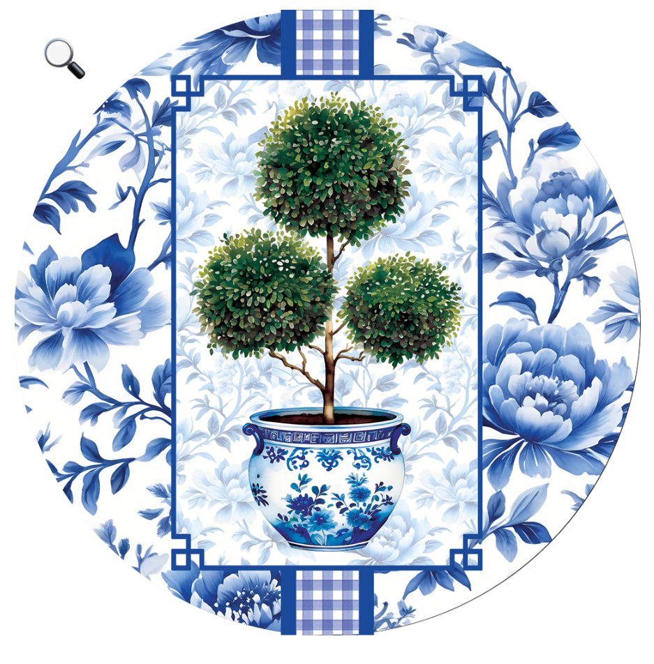 Chinoiserie Topiary Hang Around