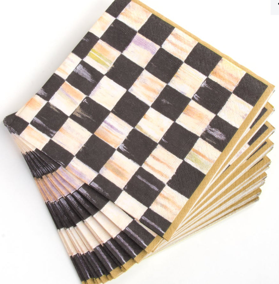 Courtly Check Luncheon Paper Napkins