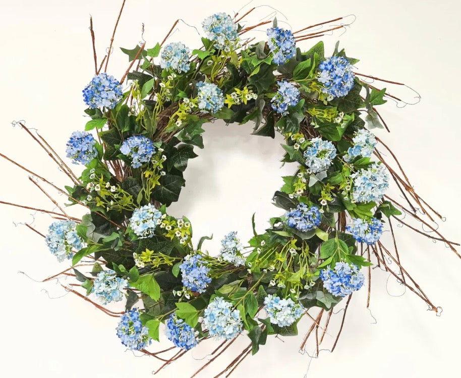 33IN SNOWBALL WREATH