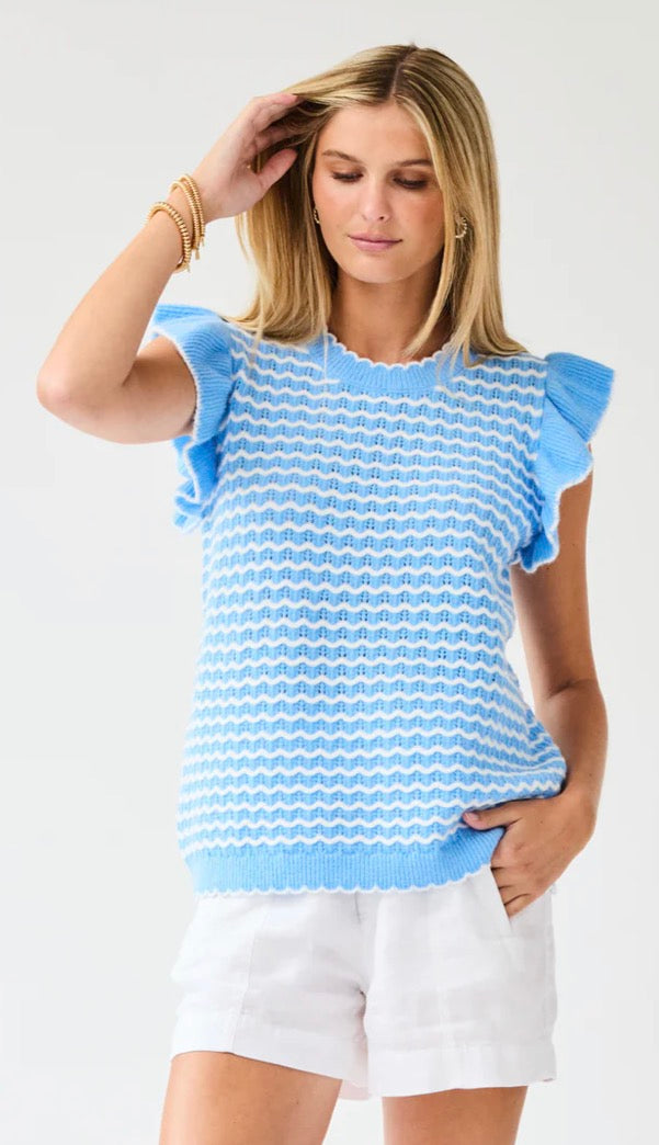 Oakley Sweater | Blue White