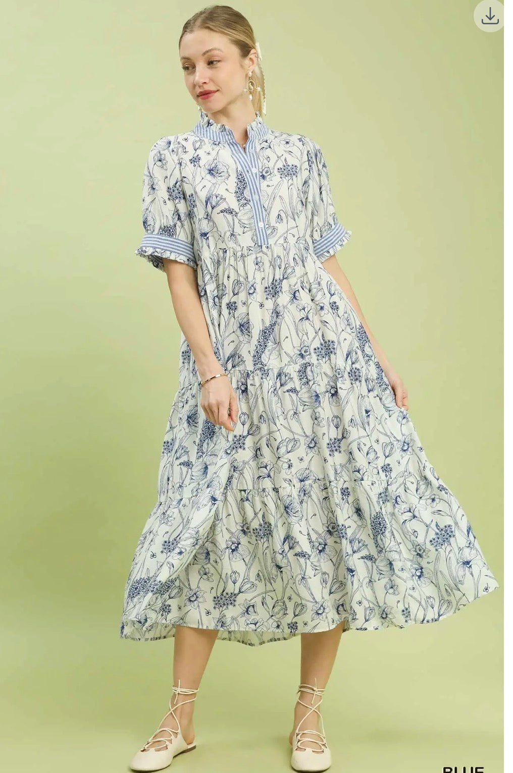 Floral Tiered Maxi Dress