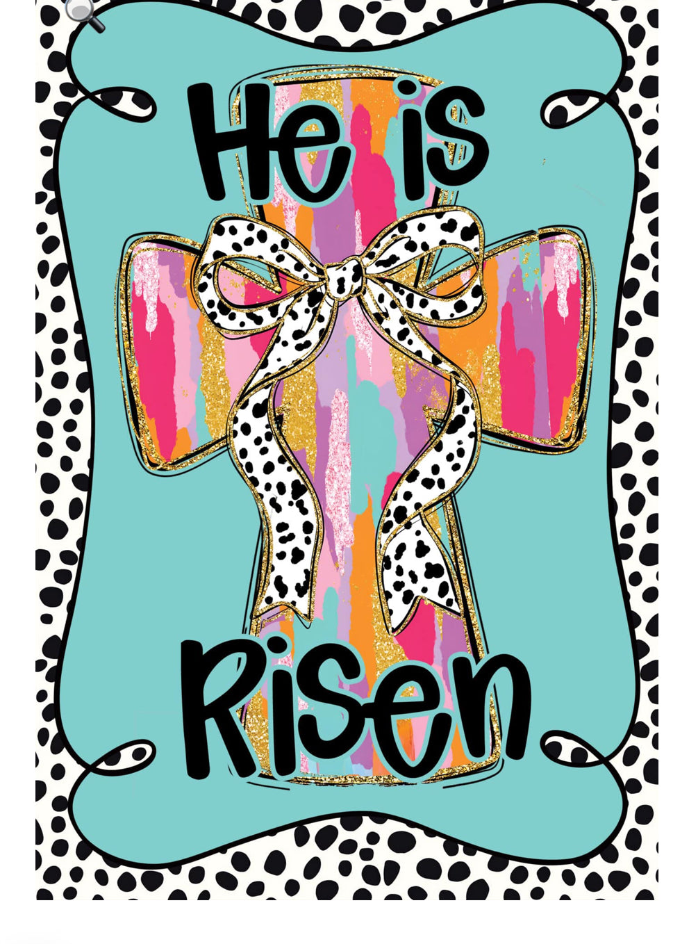 Wind Current-Risen Cross Garden Flag