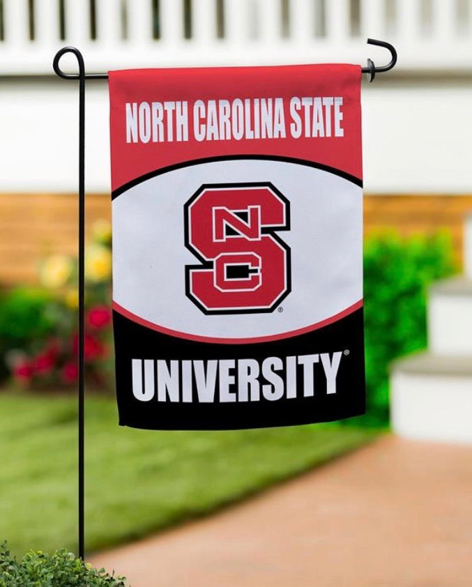 North Carolina State University Suede Flag
