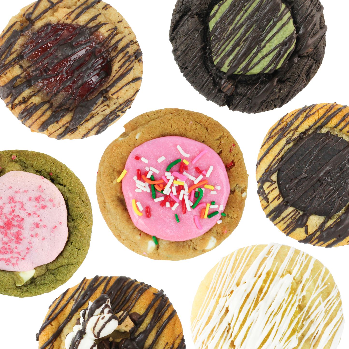 NEW! BIG BITE Large Bakery-Style Gourmet Cookies Gift Box