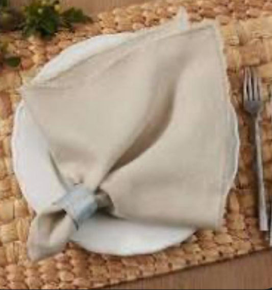 stone fringe napkin