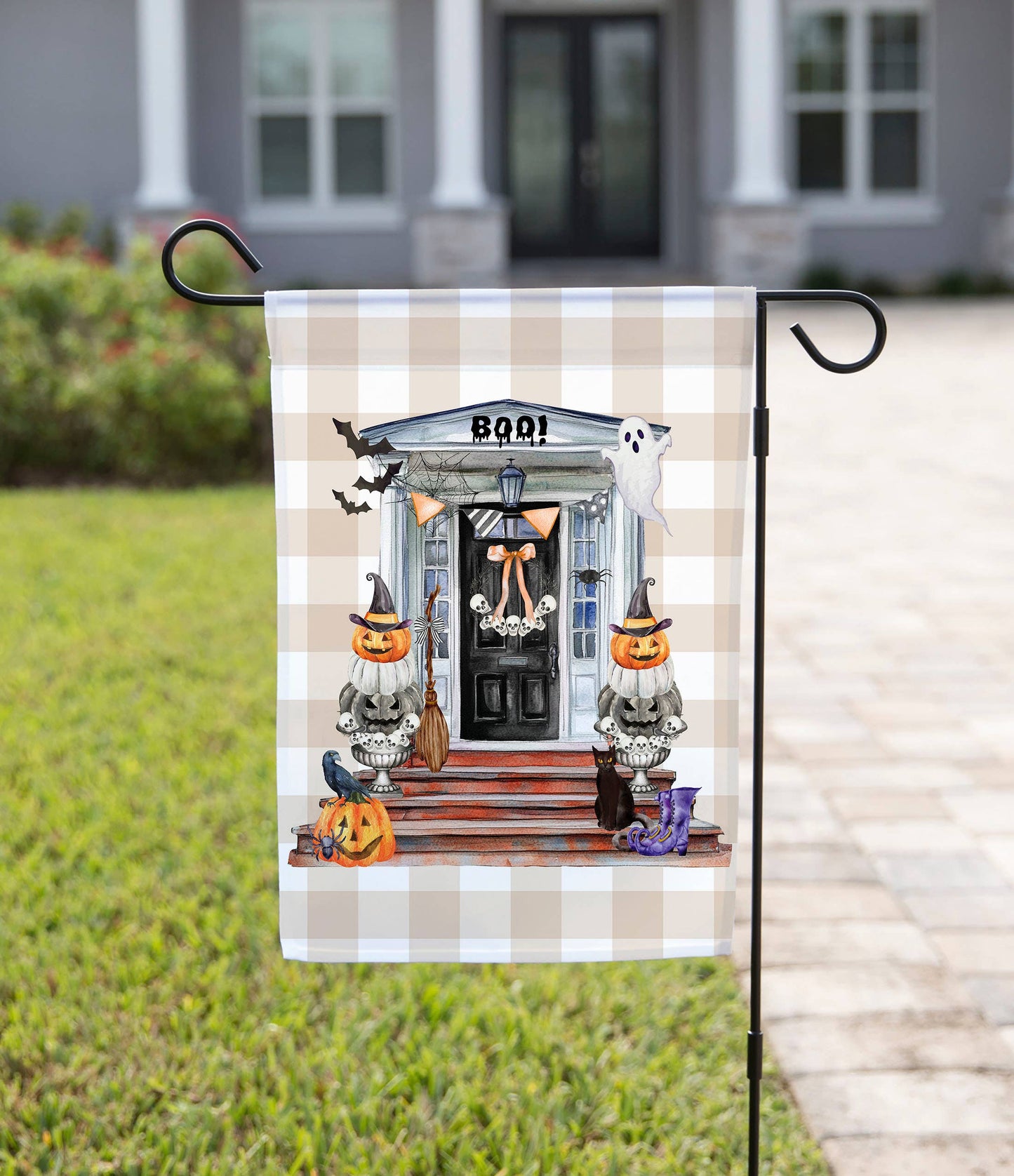Halloween Front Door Garden Flag