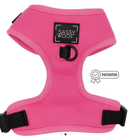 Adjustable harness pink
