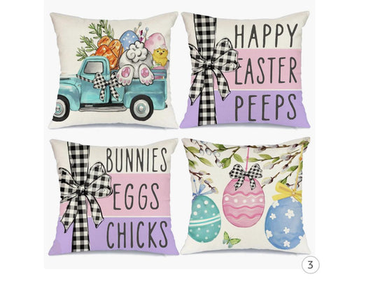 easter pillow covers