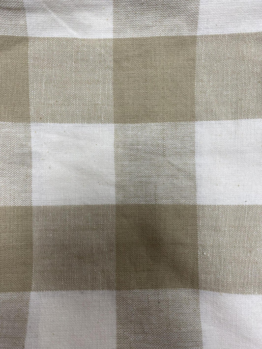 Flax check napkin