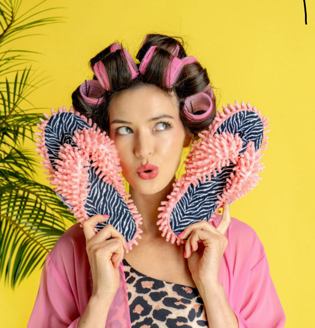 Pajamas and slippers