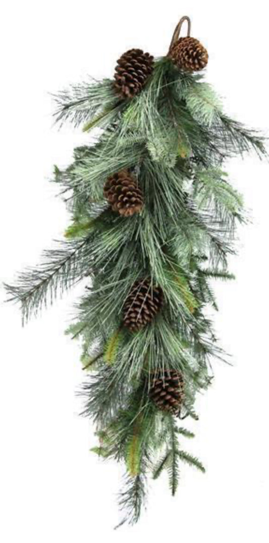 42"L DELUXE MOUNTAIN PINE TEARDROP
