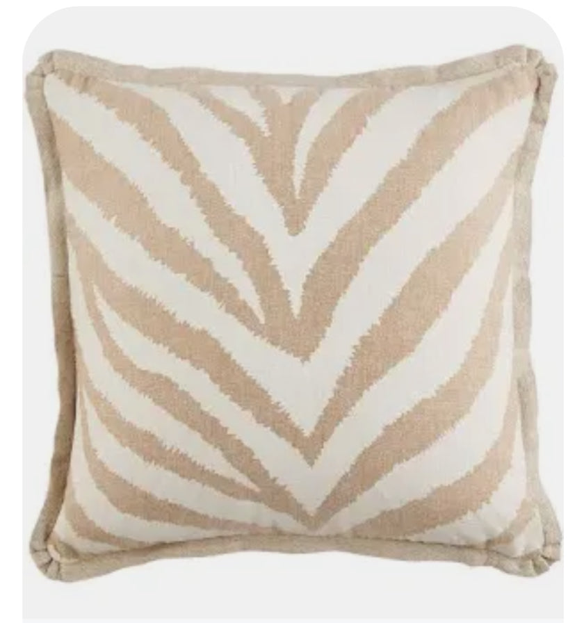 Zebra animal print pillows