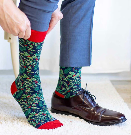 Men’s holly jolly socks