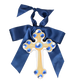 Blue Hallelujah Cross - 6"