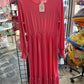 Women’s pink flowy long dress