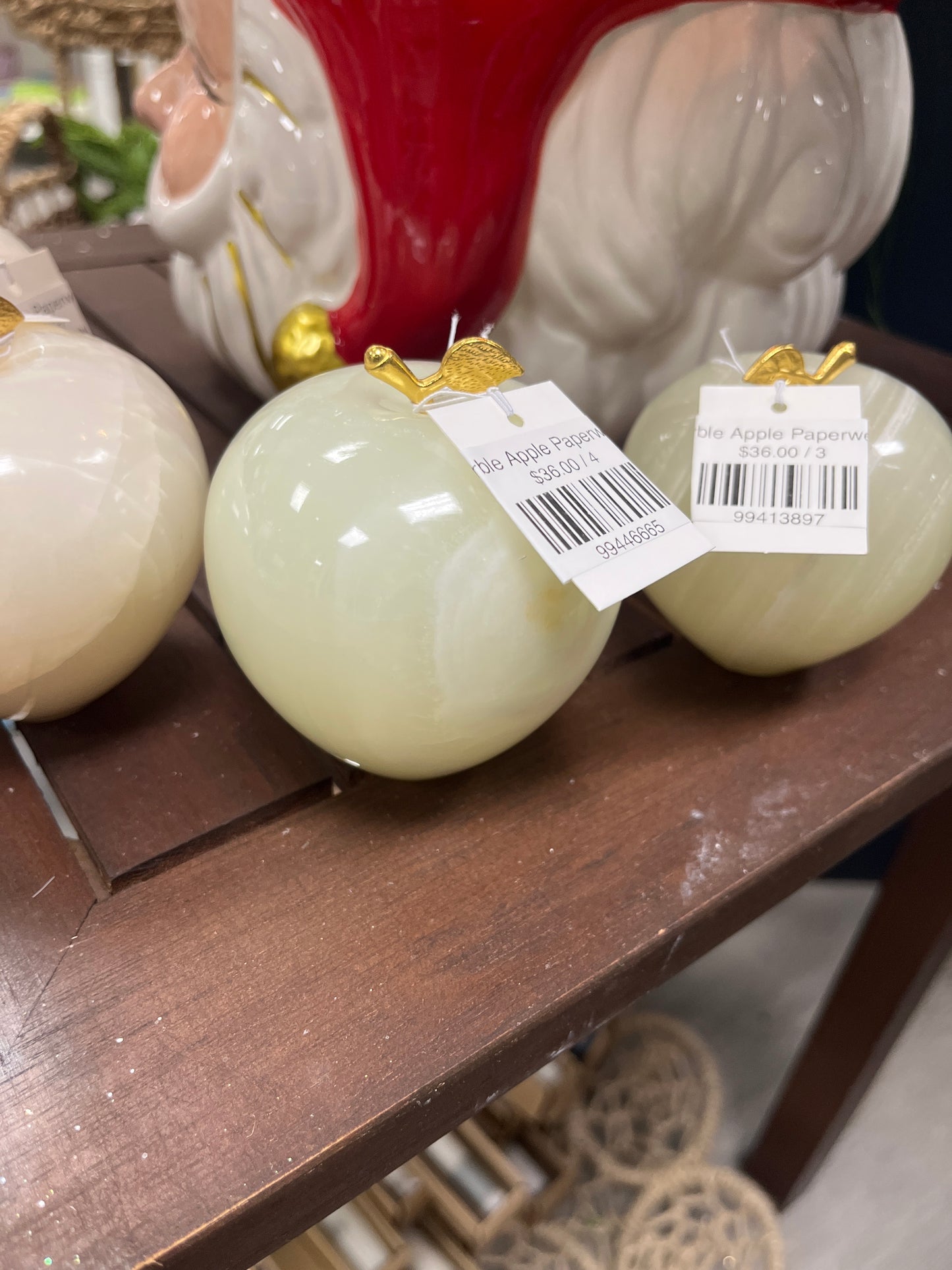 Marble Apple Paperweight