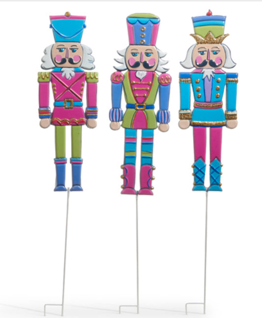 35.5" CANDY SHOP NUTCRACKER YARD STAKE