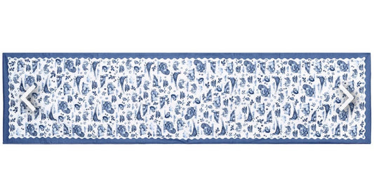 Falling for Blue Toile Table Runner’s