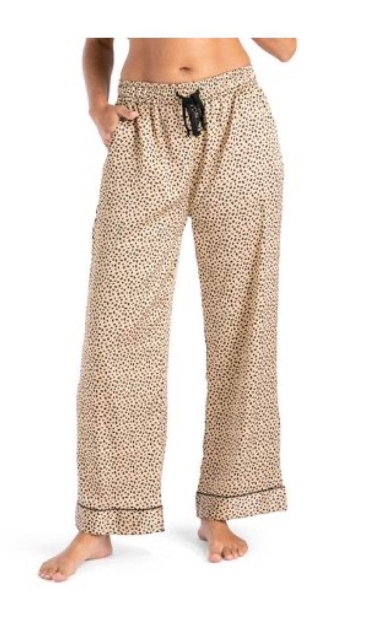 Ooh la leopard sleep satin pajamas