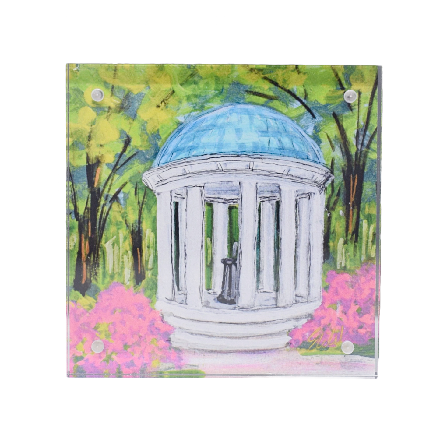 Collegiate Landmark Acrylic Block - 4x4
