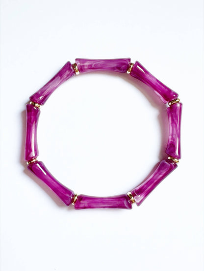 Bamboo Acrylic Bracelets