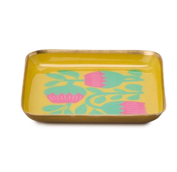 Petal Pop Metal Trinket / Desk Trays