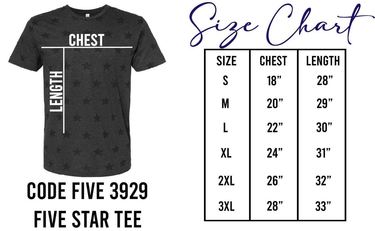 USA Stars Blue Graphic T-Shirt for Women