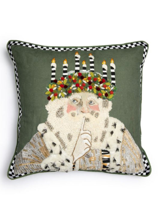 farmhouse santa lucia throw pillow