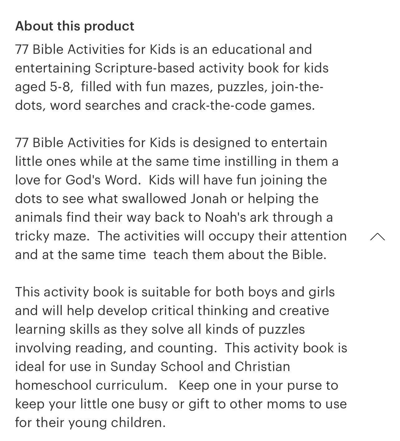 77 Bible activities for kids