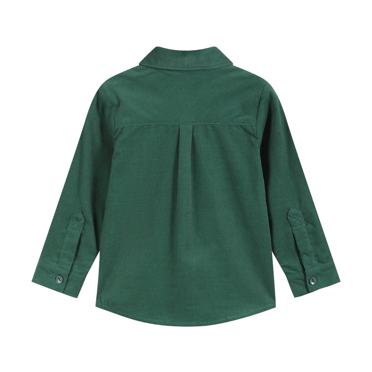 Green Corduroy Santa Dress Shirt